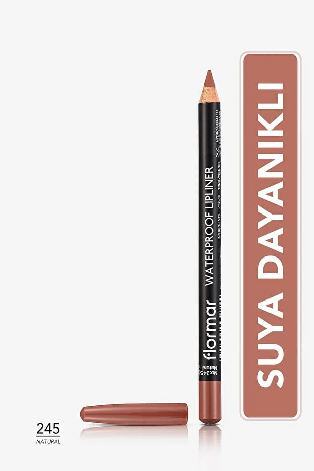 Watsons Flormar Waterproof Lipliner (NATURAL DARK BROWN) - Waterproof Lipliner - -245 Natural - 8690604567607