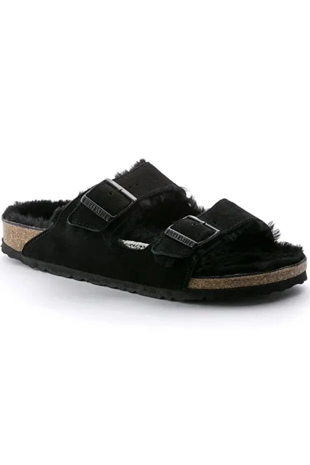 Birkenstock Arizona Shearling LEVE Black LAF