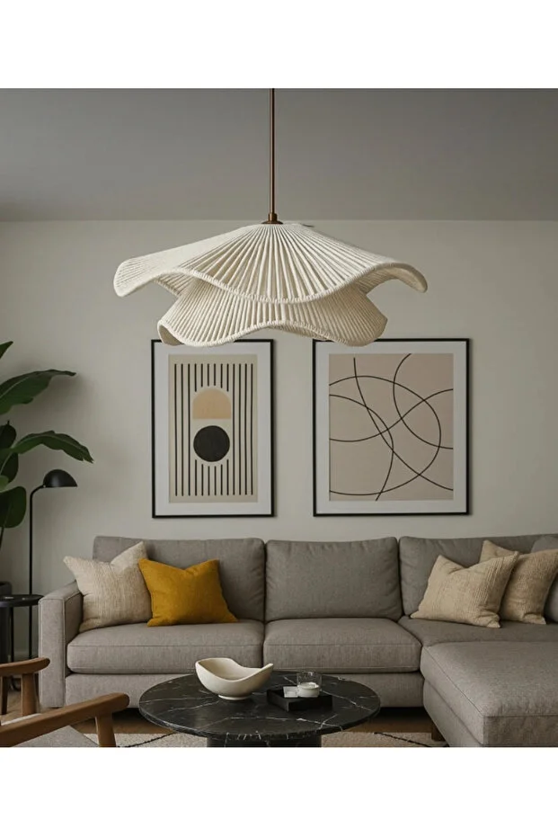 Design Art  Home Decor Handmade Pendant Lighting Scandinavian Rustic Style Bohemian Chandelier