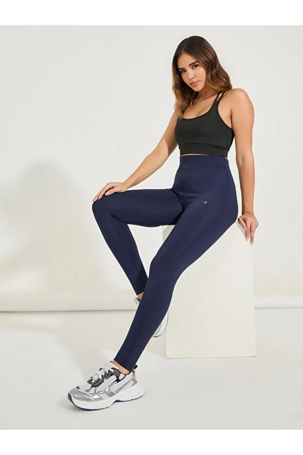 Styli Logo Broad Waistband Basic Leggings