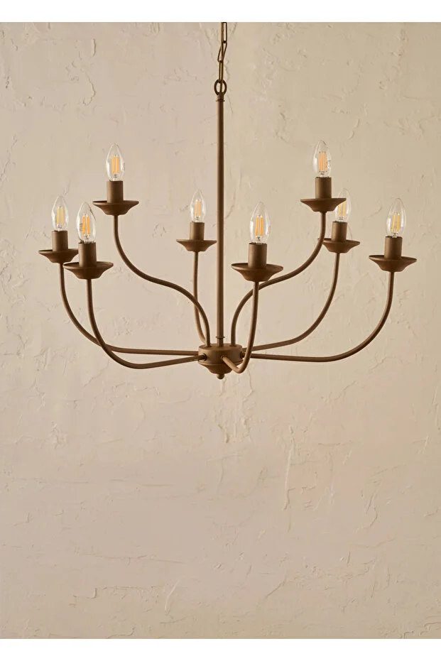Bella Maison  Merida 8-Light Chandelier, Antique Finish (65x94 cm)