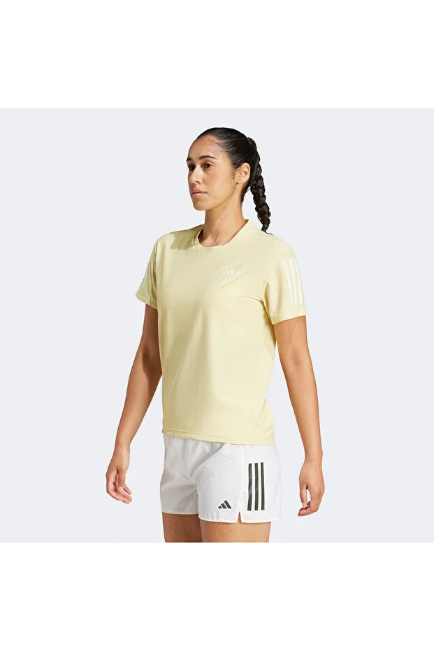 adidas Own the Run Women's Yellow Running T-Shirt
