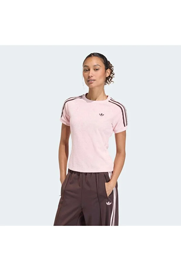 adidas Towel Cali Women's Pink T-Shirt (Kd1410)