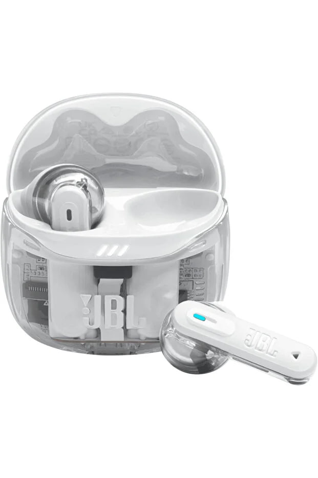 JBL Ghost White Tune Flex 2 True Wireless Preventive Headphones