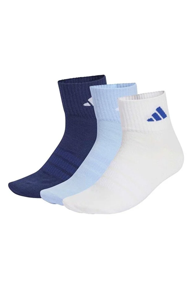 adidas Kc9611 t Ess Ank 3P Blue Laci Sports 3-Piece Socks