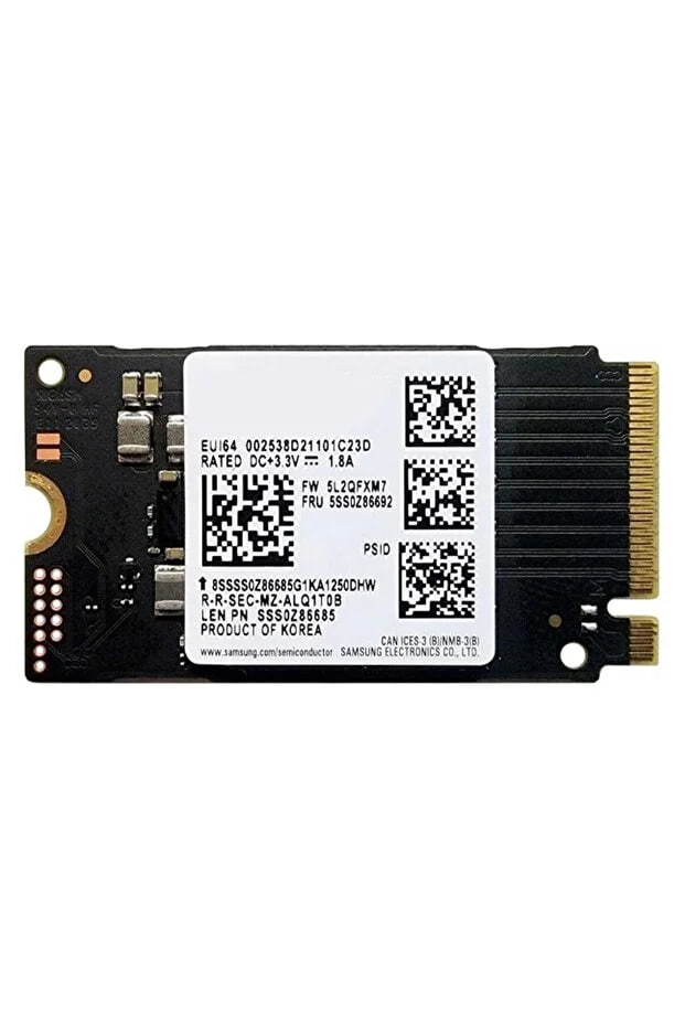 Samsung Pm9C1A 256Gb Gen4X4 22X42 M.2 Nvme Ssd - 3300/1250Mb