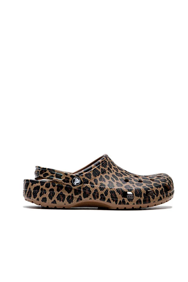 Crocs Classic Animal Clog Women's Brown Slippers