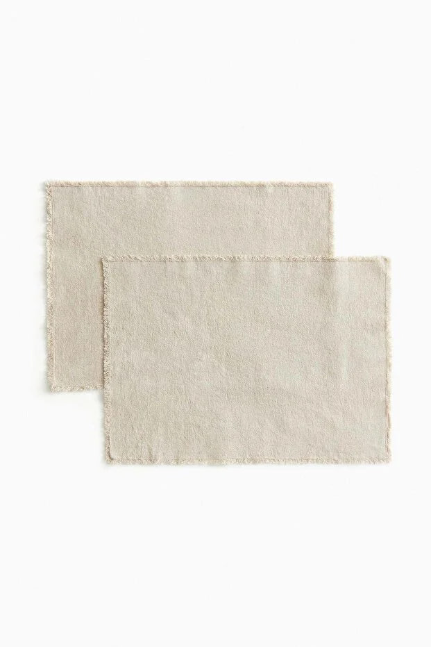 H&M 2-pack linen-blend place mats