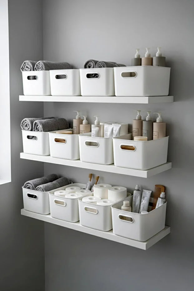 Kitchen Life 12-Piece Multi-Purpose In-Cabinet Organizer Box - Refrigerator, Kitchen, Bathroom Organizer, Makeup Organizer 4Lt