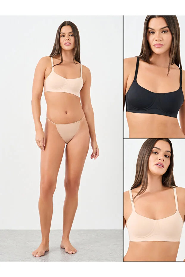 Styli Pack of 2 - Molded Cup T-Shirt Bra