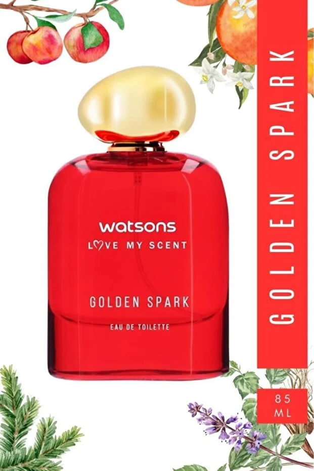 Watsons Shadow Night Men's Perfume EDT 100 ml + Watsons Golden Spark Women's Perfume EDT 85 ml