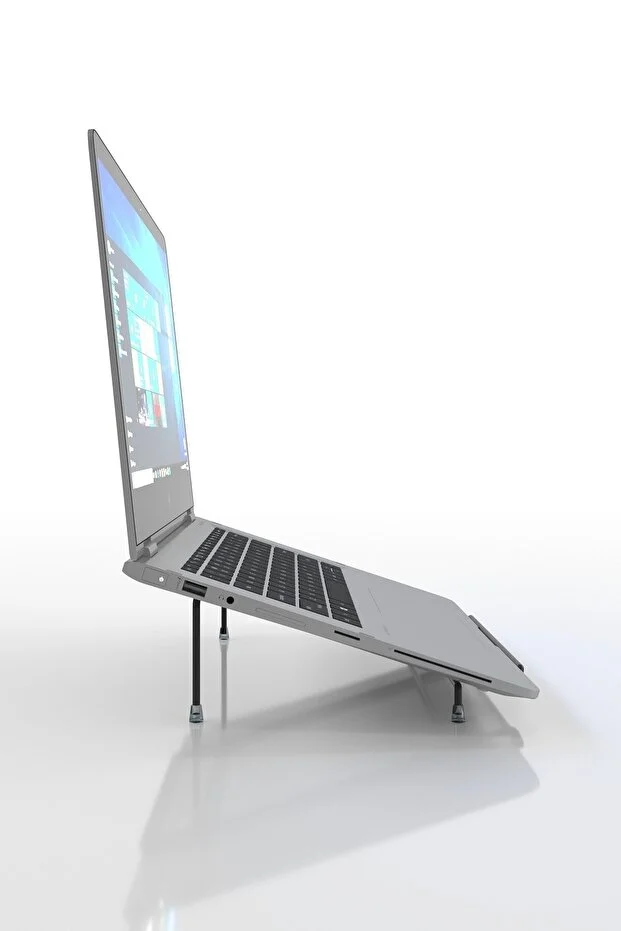 Teknotel Laptop and Notebook Stand Matte Black Eg207