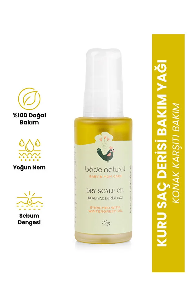 Bade Natural Baby Dry Scalp 100% Natural Care Oil 50 ml