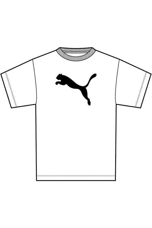 Puma White Ess Poly Tee