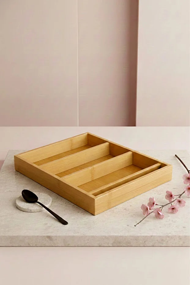 Kitchen Life Bamboo Spice Rack Stand Kitchen Countertop Spice Organizer
