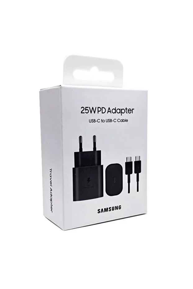 Samsung EU 1M Cable Black For 25W Super Fast Charger S24Ultra S23 S22 S21 Plus S20FE A55 A35 A25 A