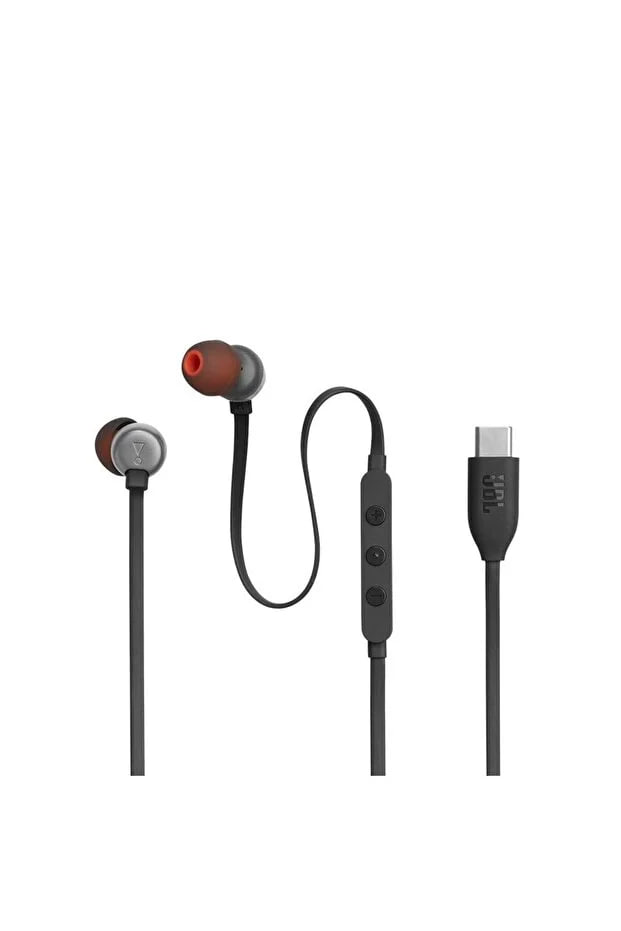 JBL Tune 310C Usb-C Wired Earbuds - Black