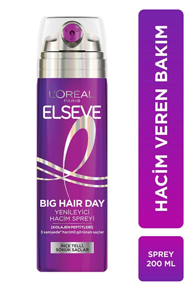 L'Oreal Paris Volumizing and Renewing Hair Spray Containing Collagen Lifter [Collagen Peptides] 200ml