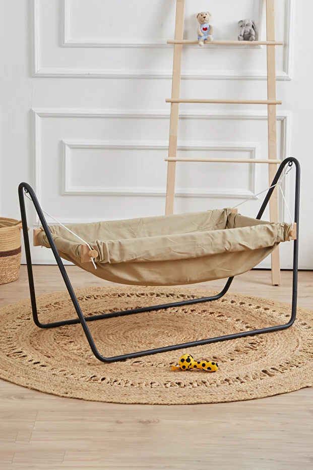Svava Wooden Baby Hammock Cradle - Portable Hammock Cradle (brown)