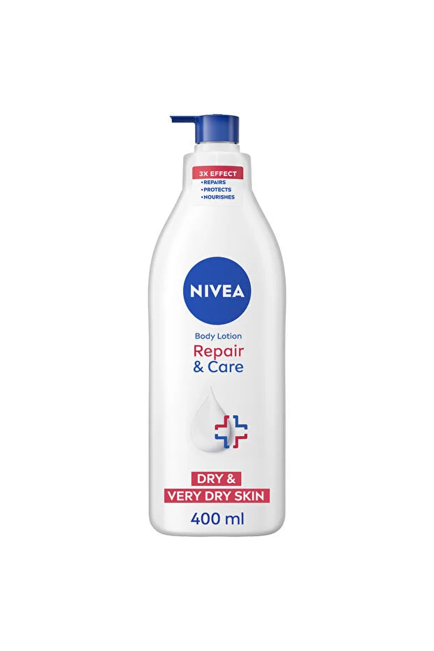 NIVEA Repair & Care Body Lotion, Dexpanthenol, Very Dry Skin, 400ml