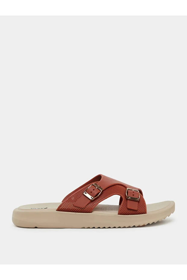 Styli Buckle Detail Adjustable Strap Sandals