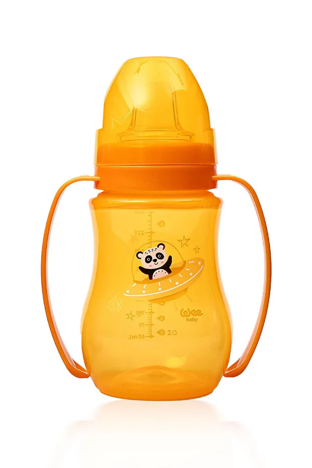 Wee Baby Galaxy Glass 250 ml Orange 6+ Months